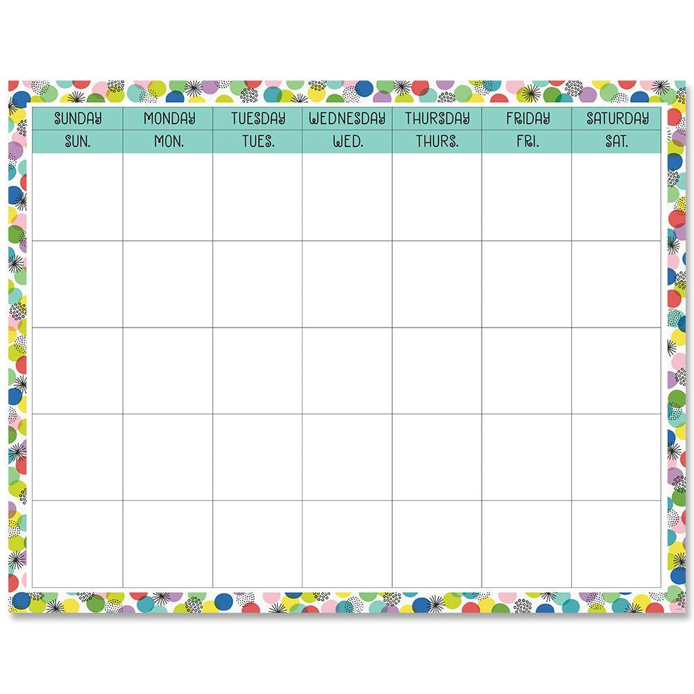 COLOR POP CALENDAR CHART