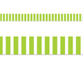 Lime Green Bold Stripes Border EZ Border | 24 strips