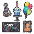 Chalk It Up ! Happy BIrthay Mini Bulletin Board | 53 pcs
