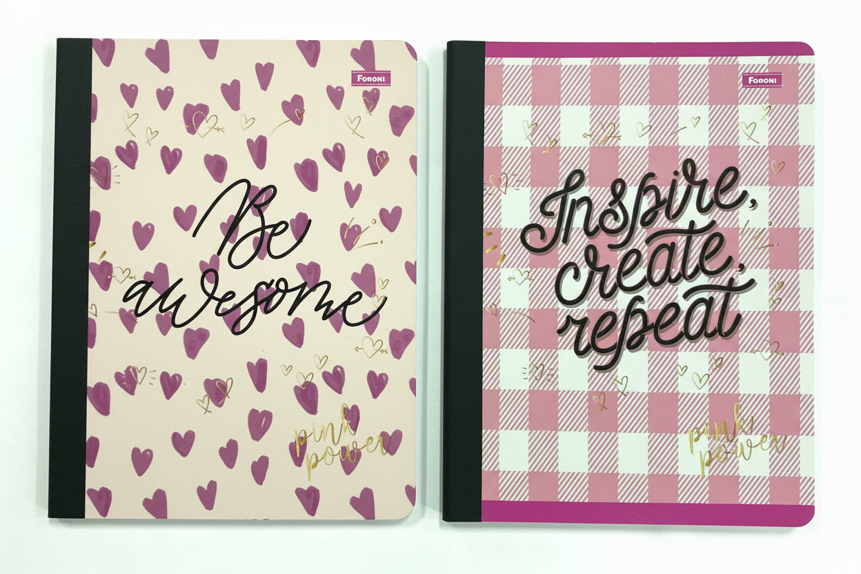 Libreta Cosida Pink Power | 100 Hojas