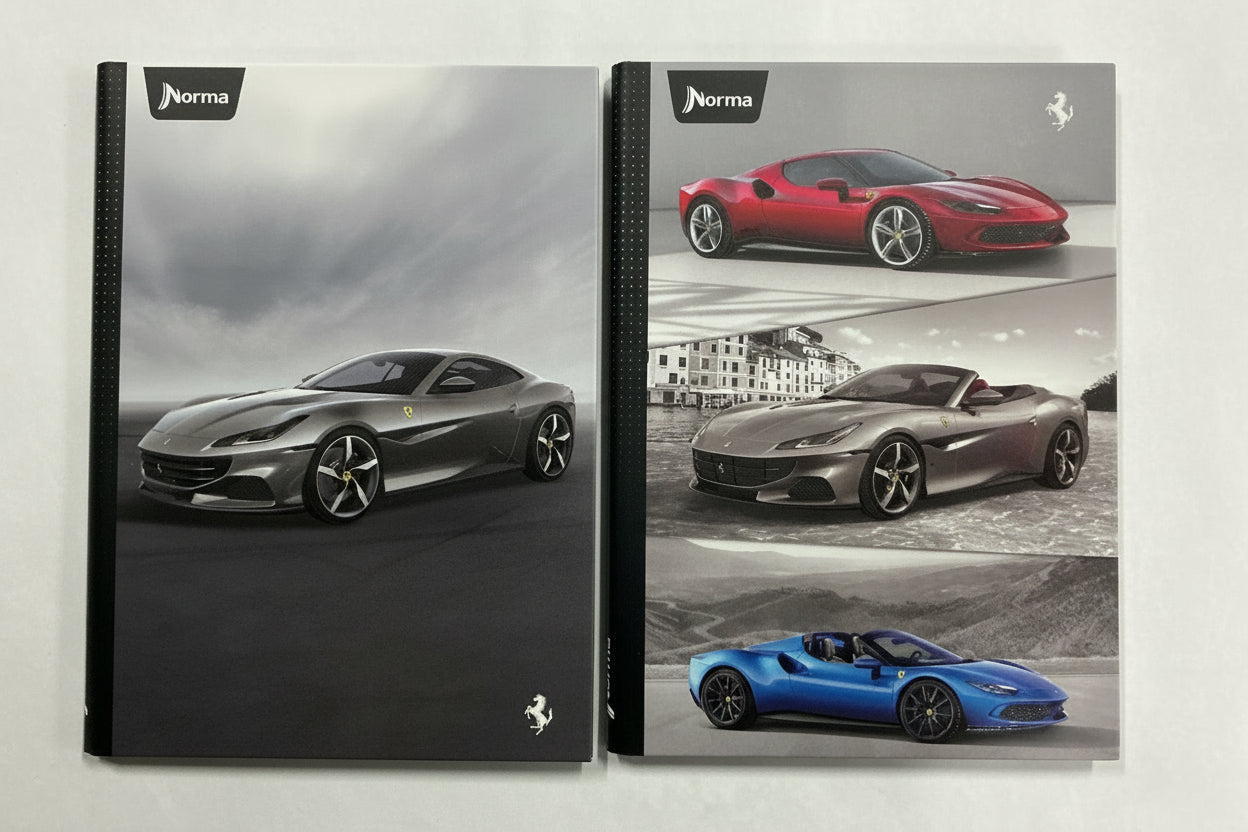 Libreta Cosida Dura Ferrari | 100 Hojas