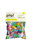 POP! POSSIBILITIES SMILEY FACE BEADS 5MMX9MM