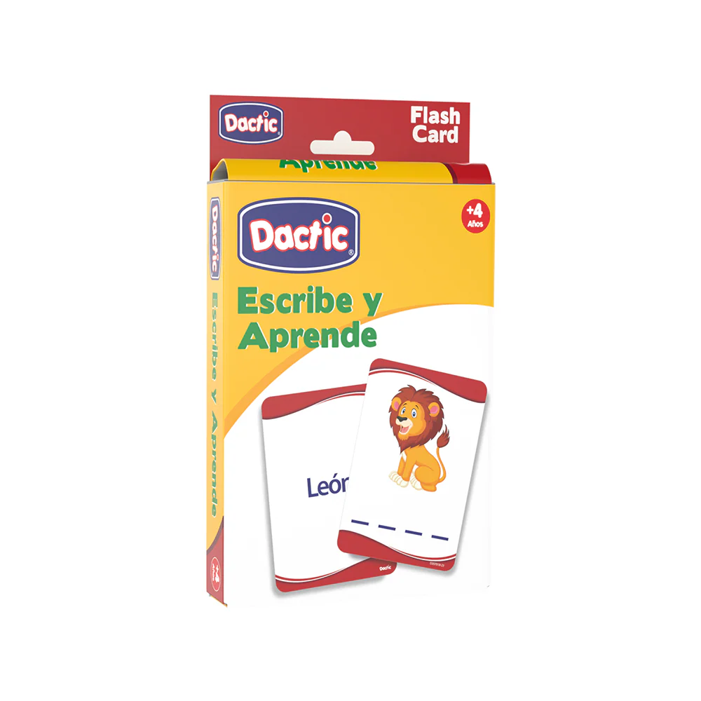 FLASH CARD ESCRIBE Y APRENDE