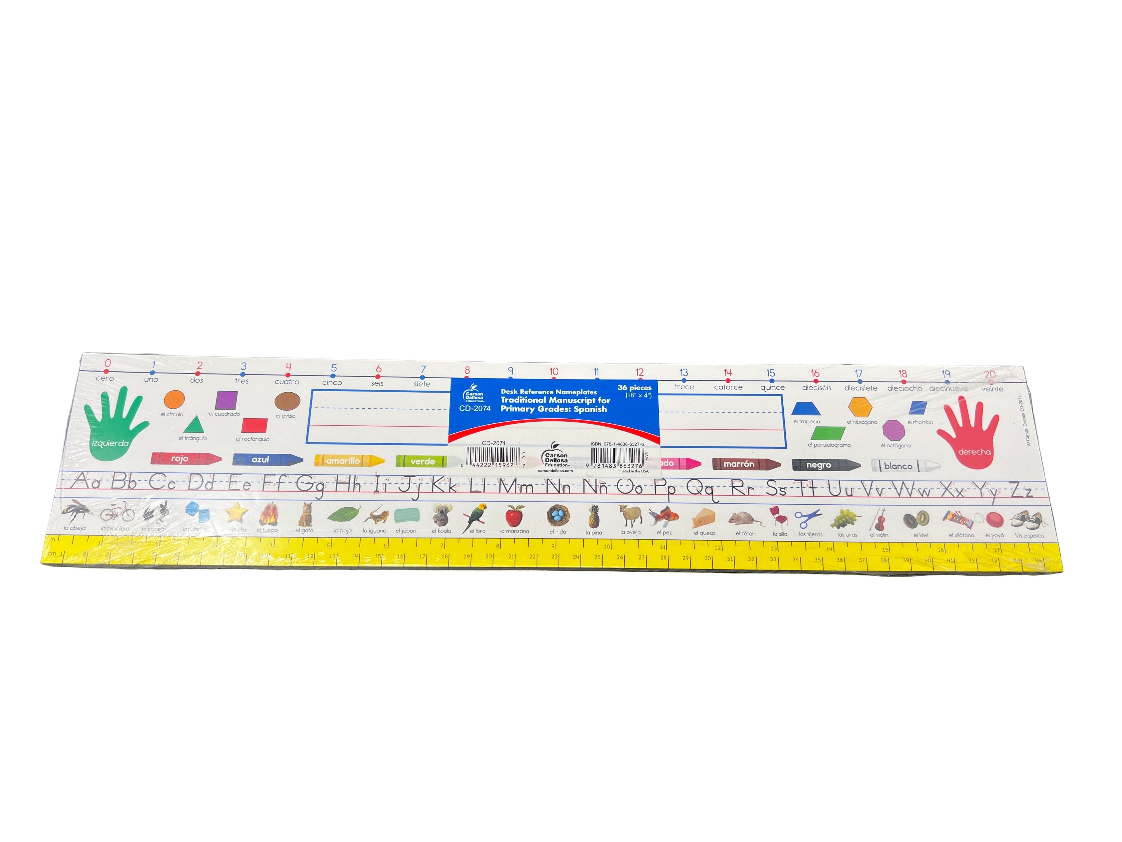 SPANISH TRADITIONAL MANUSCRIPT NAMEPLATES