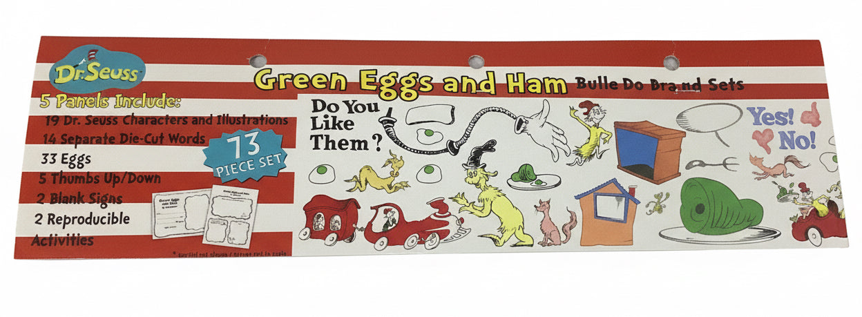 DR. SEUSS™ Green eggs and Ham Bulletin Board Set