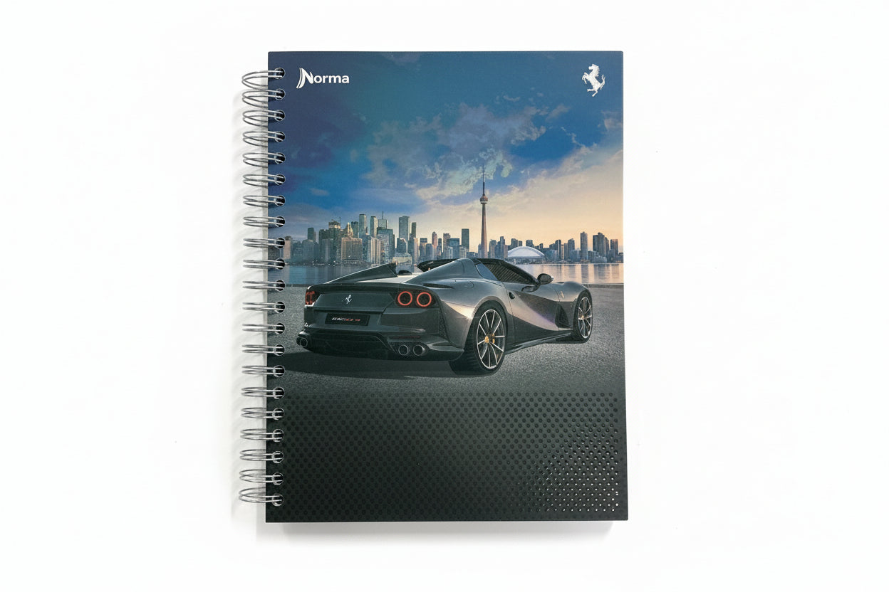 Libreta Ferrari 10 Div | Durabook | 400 pg