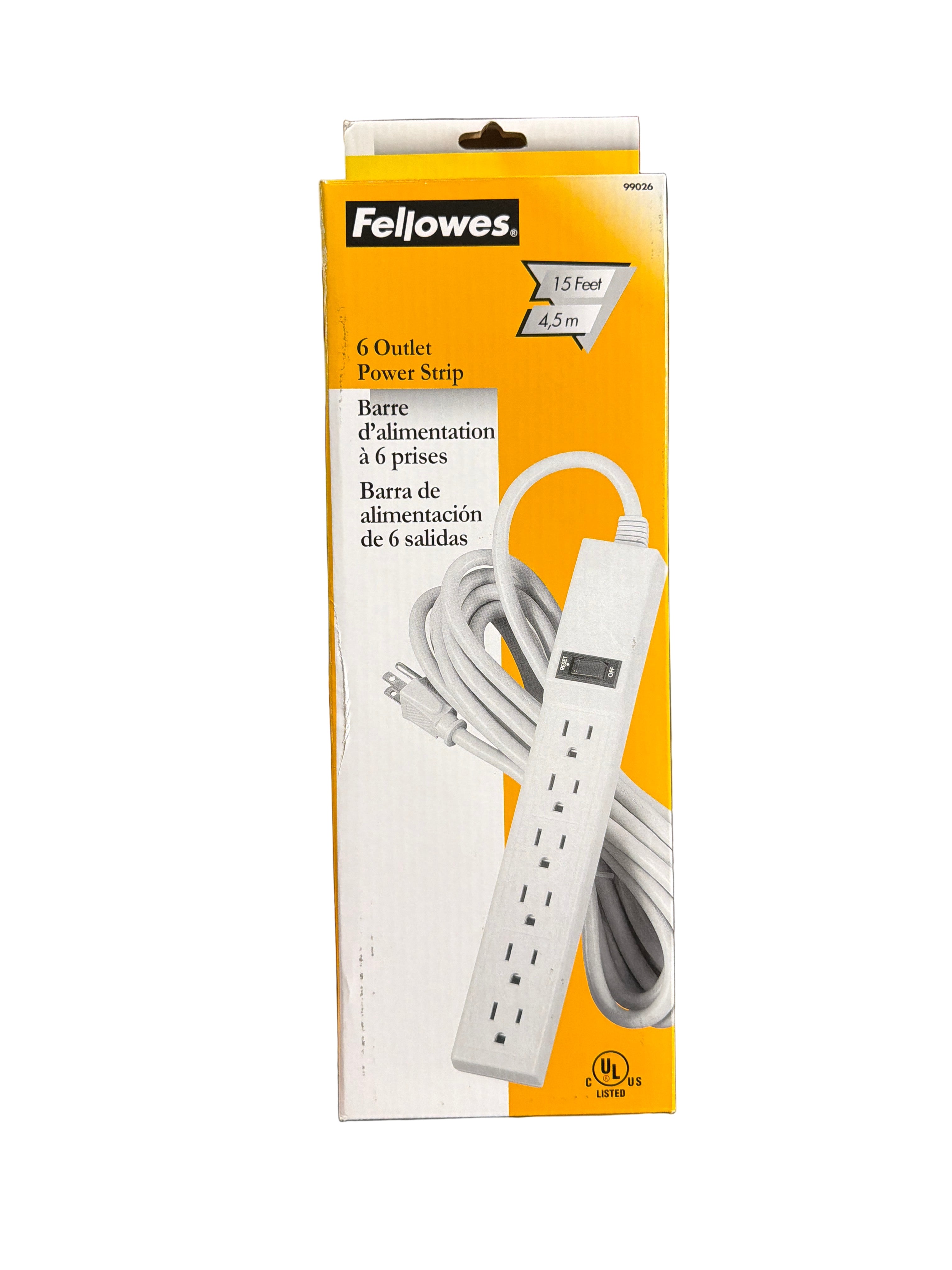 SURGE PROTECTOR 6-OUTLETS 15' CORD