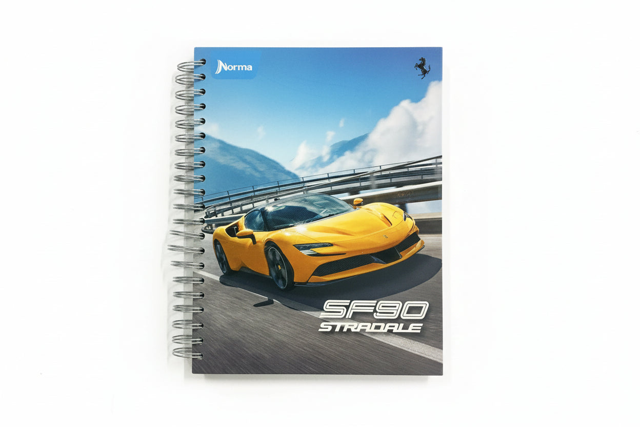 Libreta Ferrari 10 Div | Durabook | 400 pg