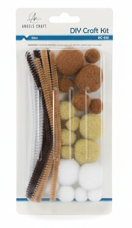 DIY CRAFT KIT | SHADES OF BROWN & WHITE SET