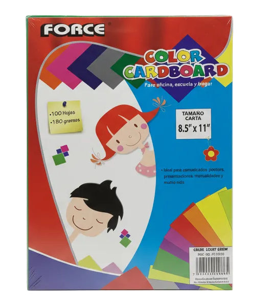 Color Cardboard | Light Green | 100pk