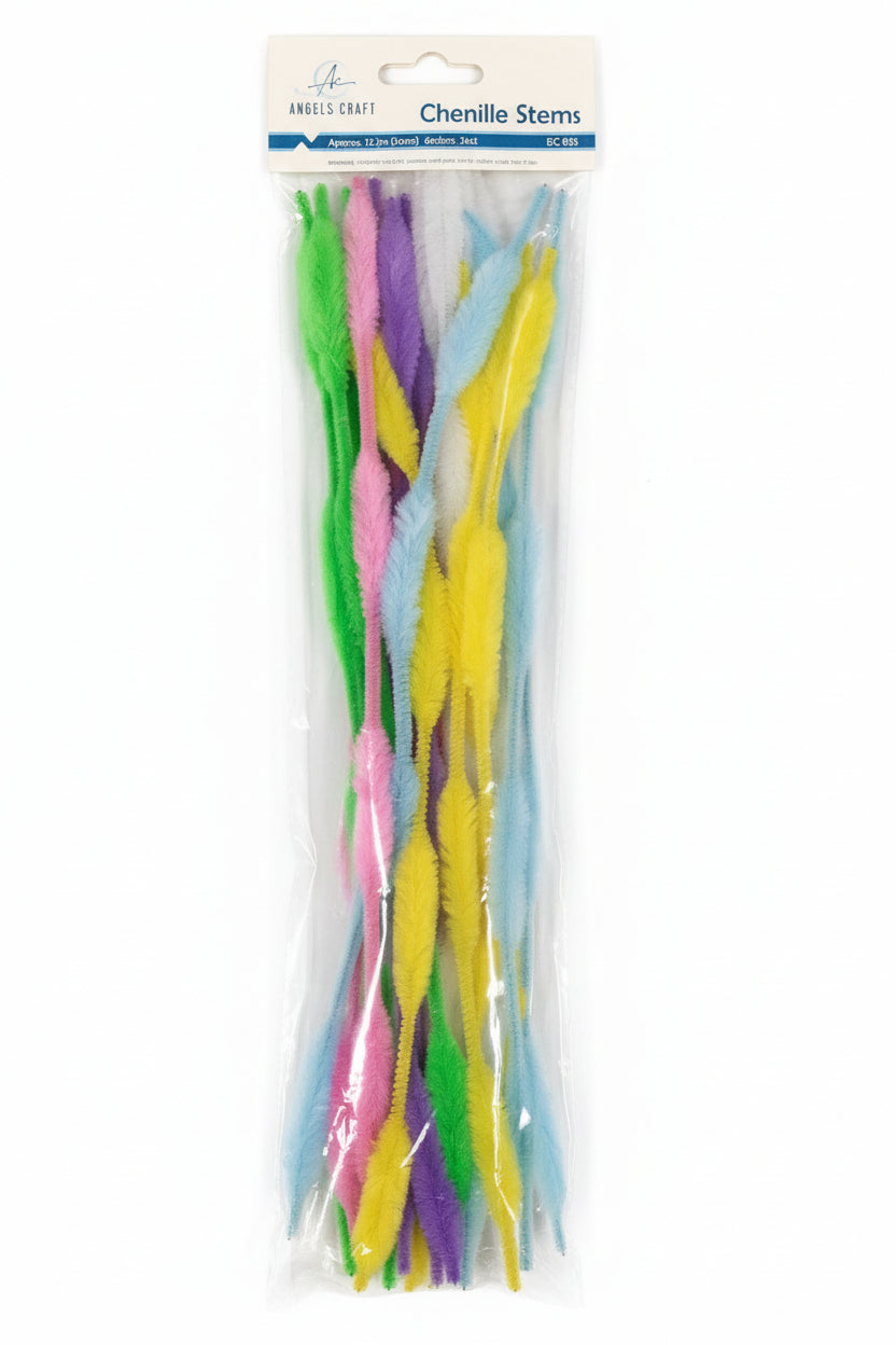 Bump Chenille Stems | Asst Colors | 24ct