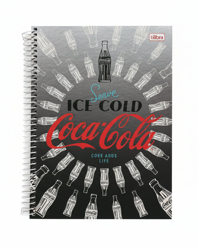Libreta Universitaria CocaCola | 10 Matérias | 160 Hojas
