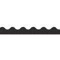 BORDER SCALLOPED SIMPLY SASSY BLACK GRID