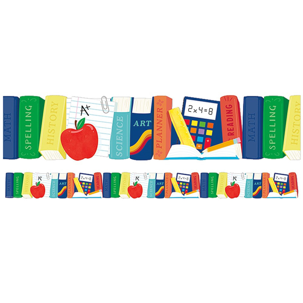 BOOKS AND TOOLS EXTRA WIDE DECO TRIM