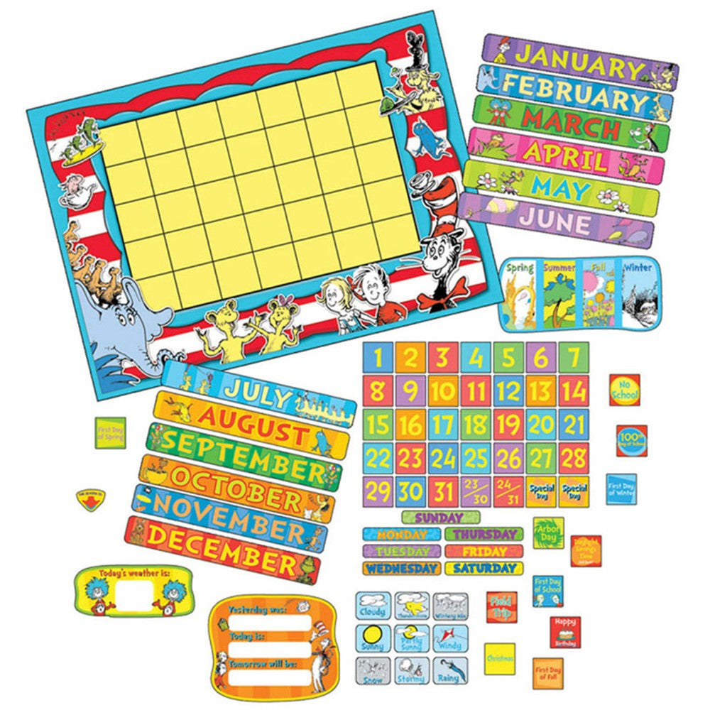 BULLETIN BOARDS DR. SEUSS CALENDAR SET
