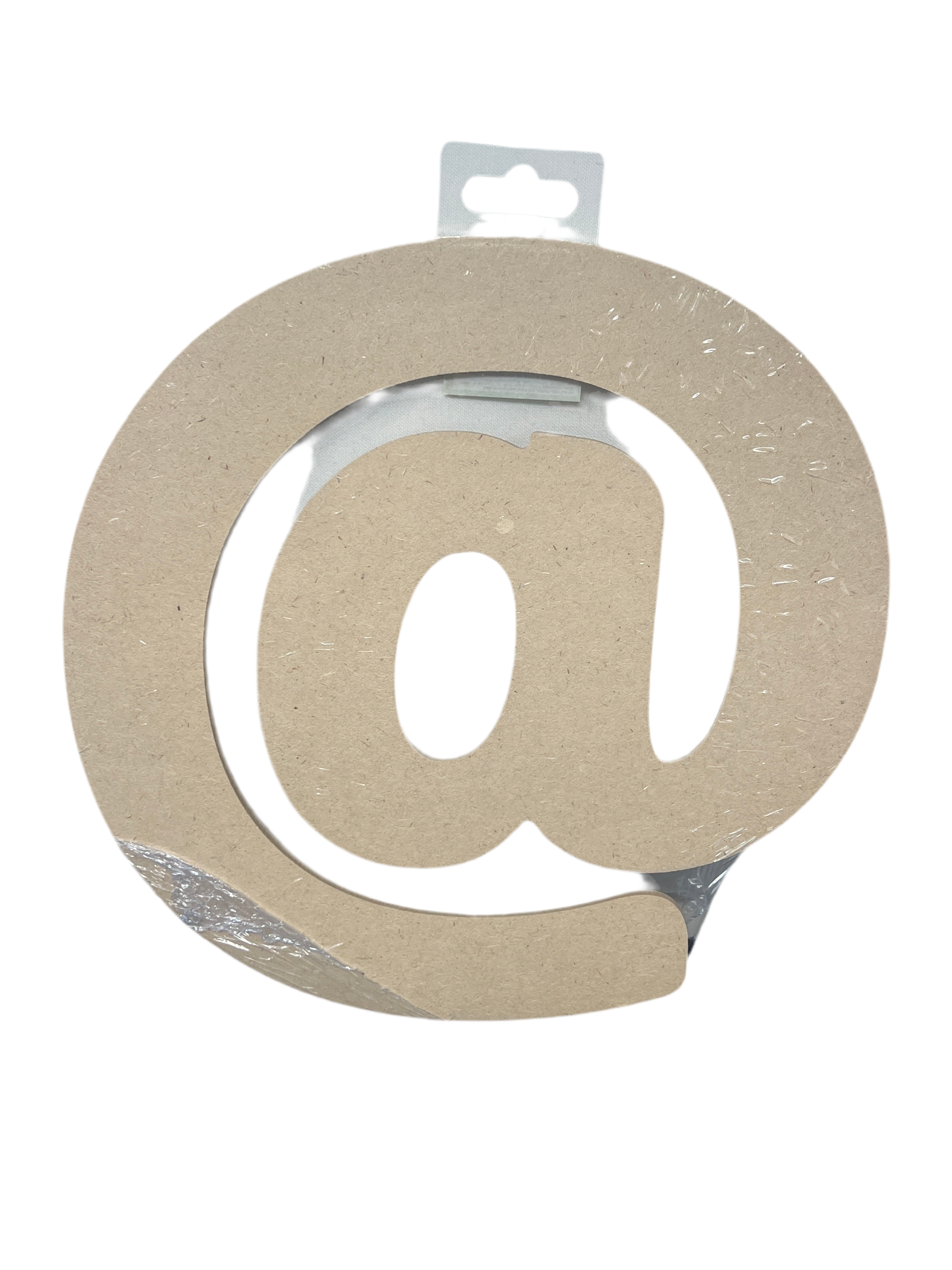 WOOD LETTER SHAPE- @