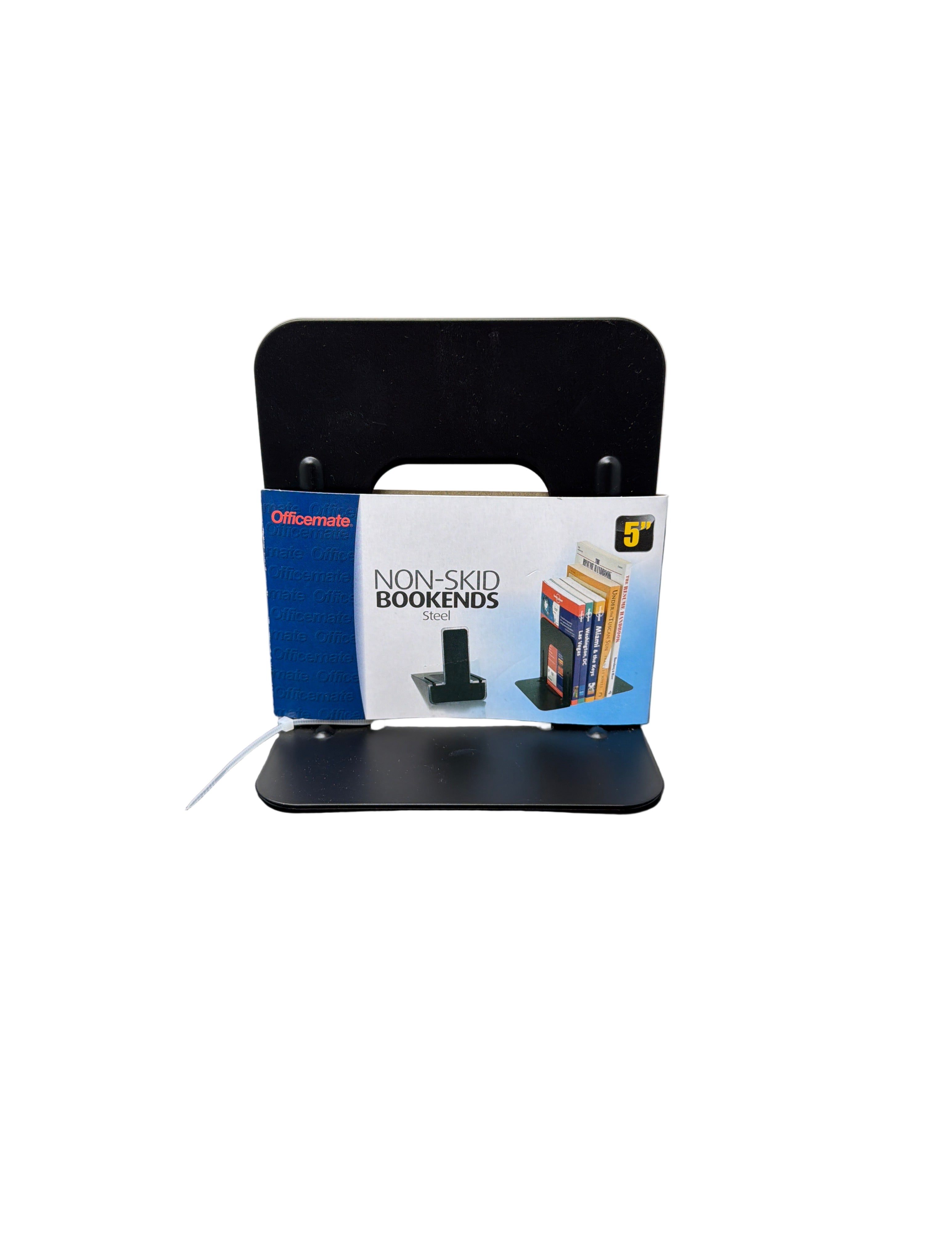 BOOKENDS 5" BLACK NON SKID