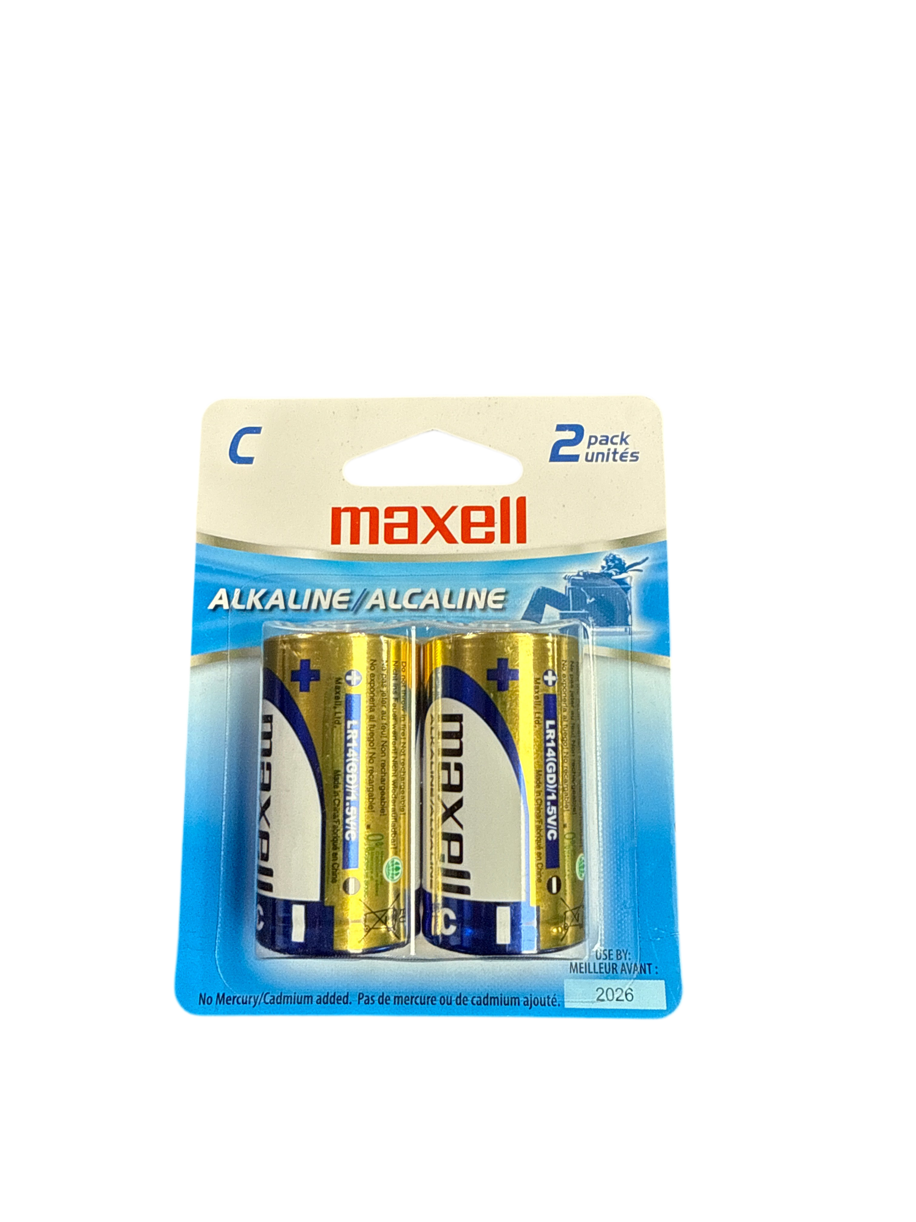 Bateria C Alkalina Pq.2