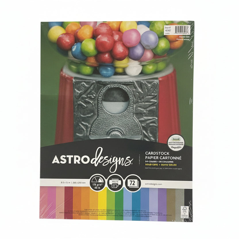 Neon | 8.5" X 11" | Asst Paper | Pqt.72 | Astrobrights | 65lb