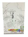 Paint by Number Canvas Set - Safari