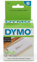 Labels DYMO  | 1-1/8 X 3-1/2 | Etiquetas de dirección blancas