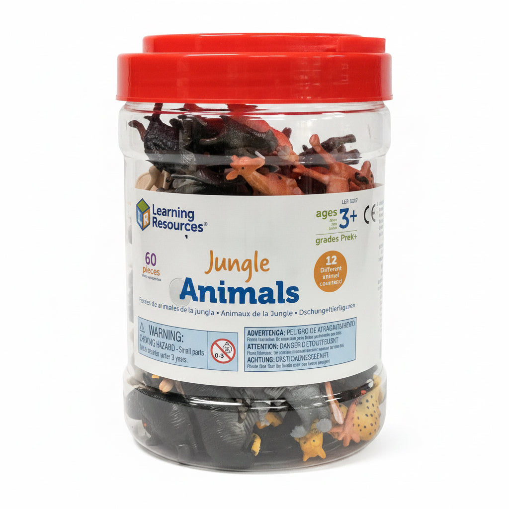 Jungle Animal Counters | Set o of 60
