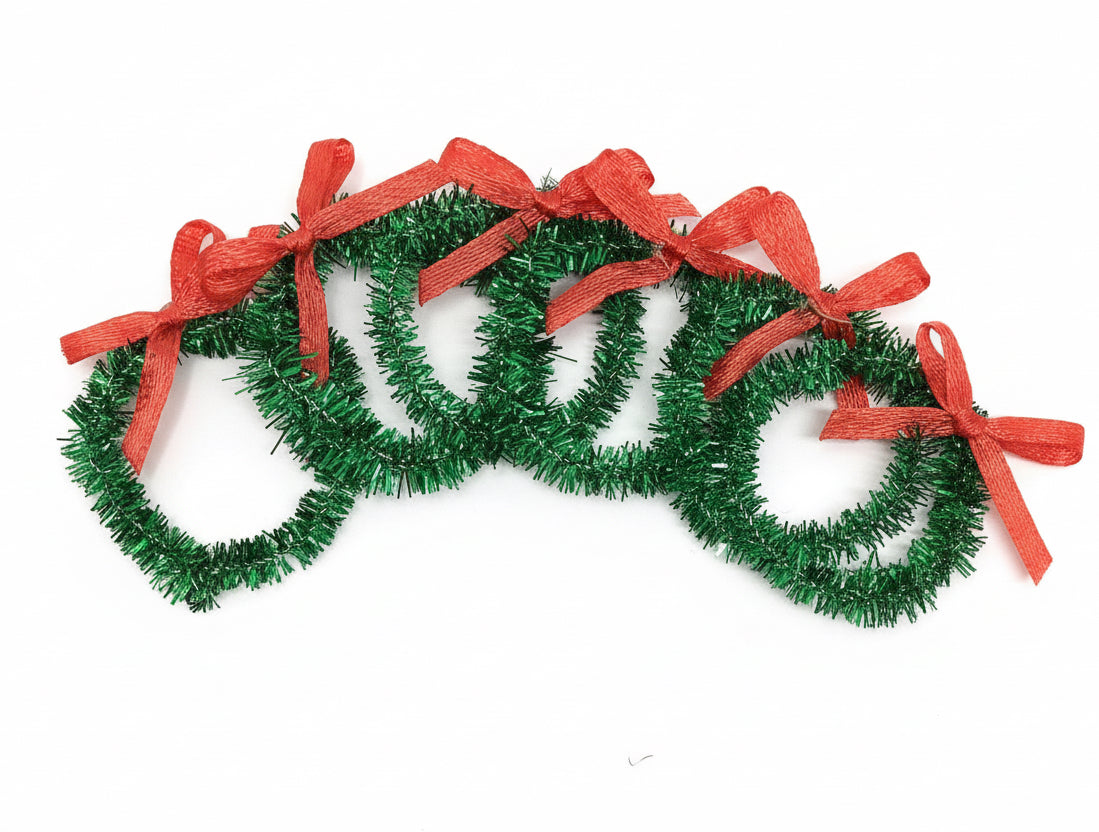Christmas Mini Wreath  12PCS