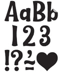 Black 4" Wild Whimsy Self-Adhesive Letters Combo Pack