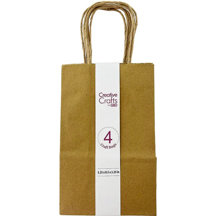 Craft Bag | Small | Natural | 4 pc | 5.24x3.27x8.5IN