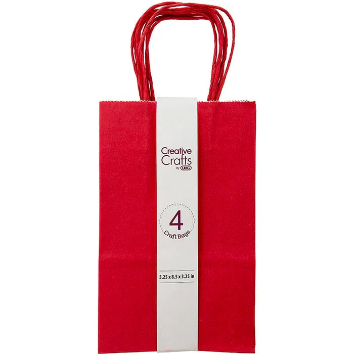 Craft Bag Small | Red | 5.24x3.27x8.5in | 4pc