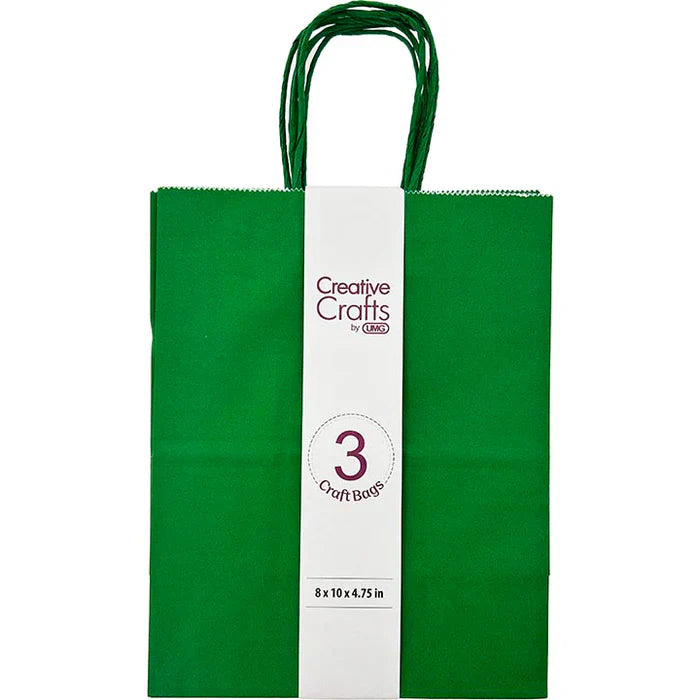 3 Craft Bag Medium | DK GReen | 8 x 4.75 x 10in