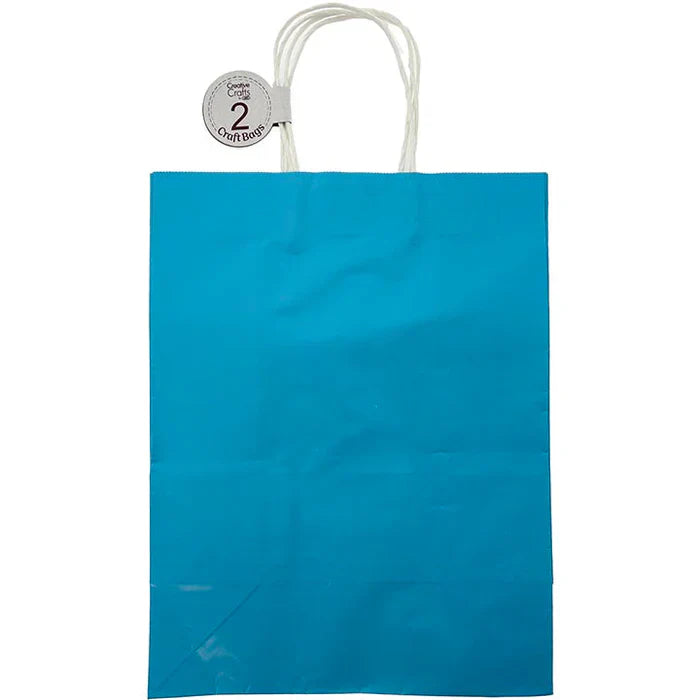 Craft Bag Large  | Glossy Blue | 10x5.5x13IN | 2pc