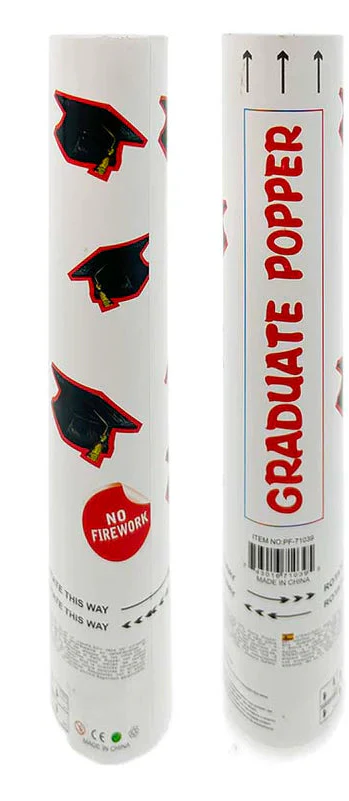 Confetti Poppers Cap | 11in | 27.94cm