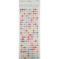 BUBBLE FRAME STONE STICKER ASSORTED COLOR 240 PC