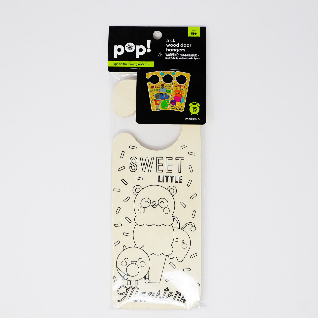 WOOD DOOR HANGER 3PC