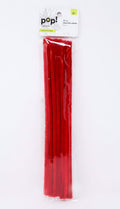 Chenille Stems | RED |6MM | 25PC