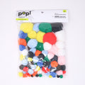 POMS MULTI COLOR ASSORTED 100PCS