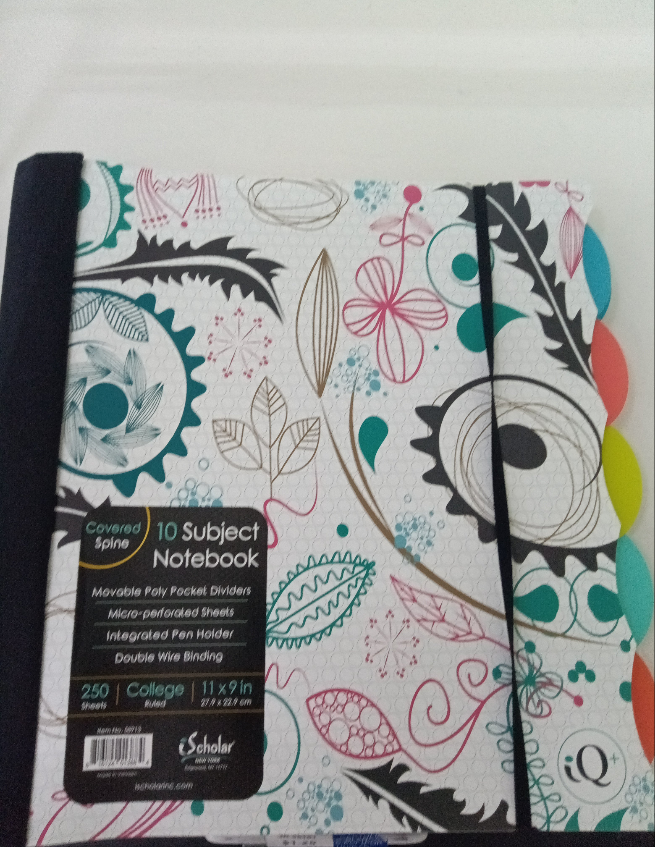 IQ 10 SUB DOUBLE WIRE NOTEBOOK 11 X 9