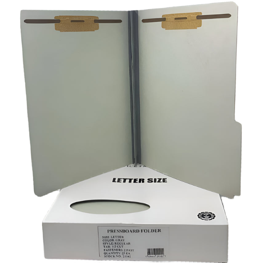 Presseboard Folder |  Fastener | Gay | Letter | Box/25