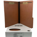 Pressboard Folder | 2 Fastener | Red | Letter Box/25