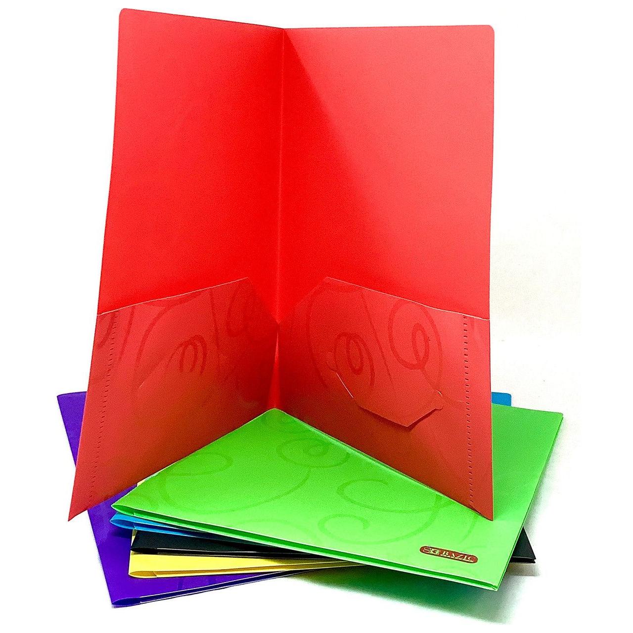 Swirl Embossed | 2-Pocket | Poly Portfolio