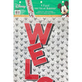 Mickey Mouse Throwback Welcome Vertical Banner