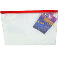 SOBRE PLASTICO MESH C/ZIPPER 12" X 8"