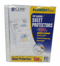 ECONOMY WEIGHT POLY SHEET PROTECTORS |  CLEAR | PQ.100