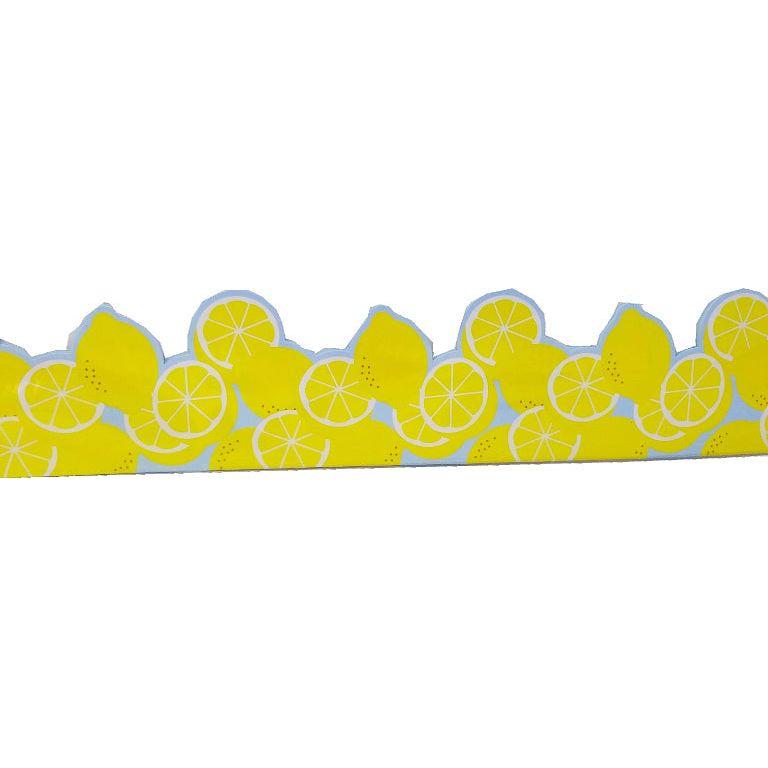 BORDER EXTRA WIDE ALWAYS TRY YOUR ZEST LEMON