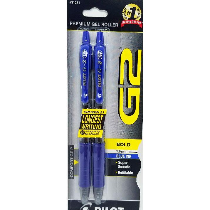 G2 GEL PEN BOLD 1.0 BLUE PQ.2