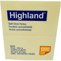 M3 HIGHLAND POST IT NOTE 3 X 5 YELLOW PQ.12