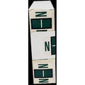 LATERAL FOLDERS LETTER N DARK GREEN BOX/500