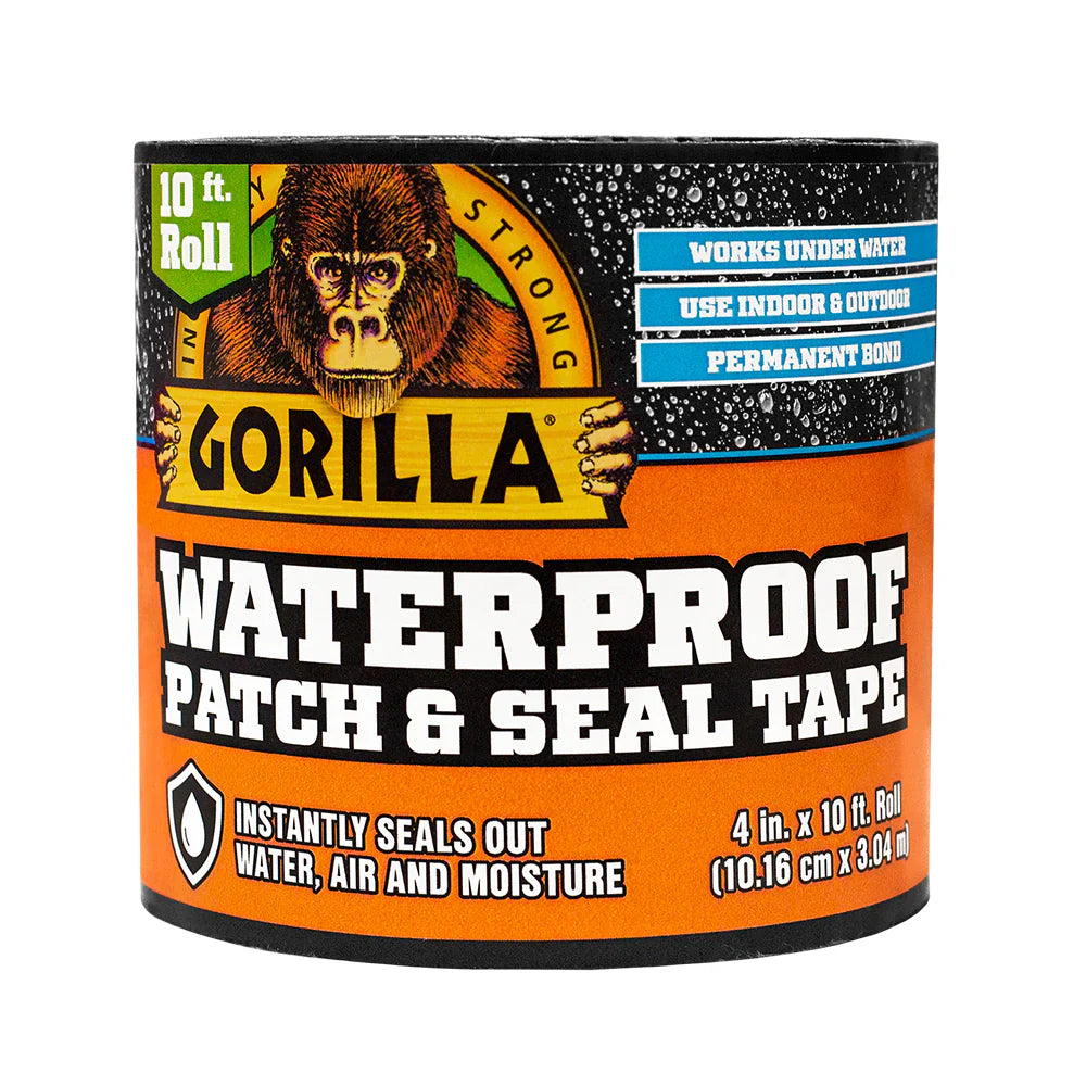 GG 10ft. Waterproof Patch Black 4-PDQ