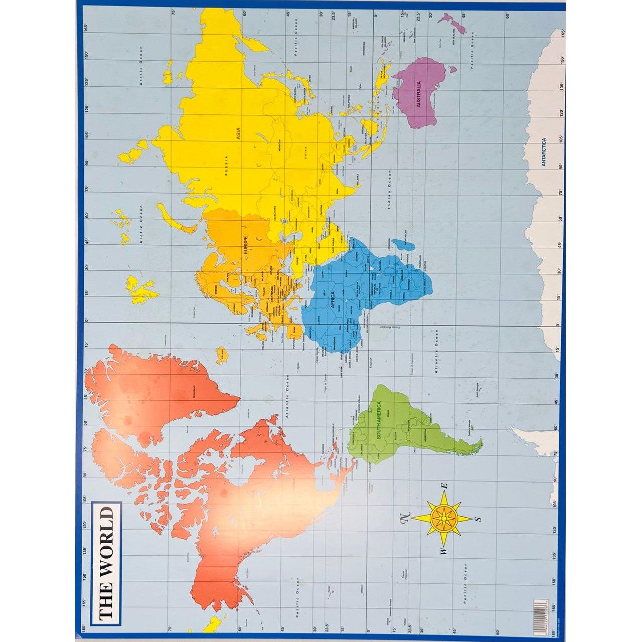 MAP OF THE WORLD